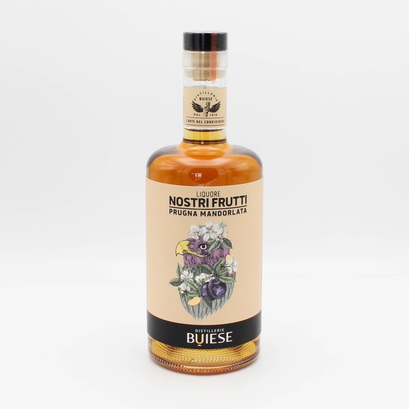 Buiese 'Nostri Frutti' Prugna Mandorlata Grappa Liquore 1