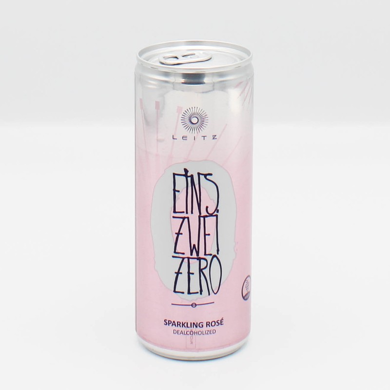 Leitz Eins Zwei ZERO Alcohol Free Sparkling Rose Cans 1