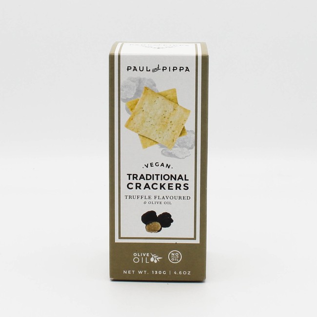 Paul & Pippa Black Truffle Crackers
