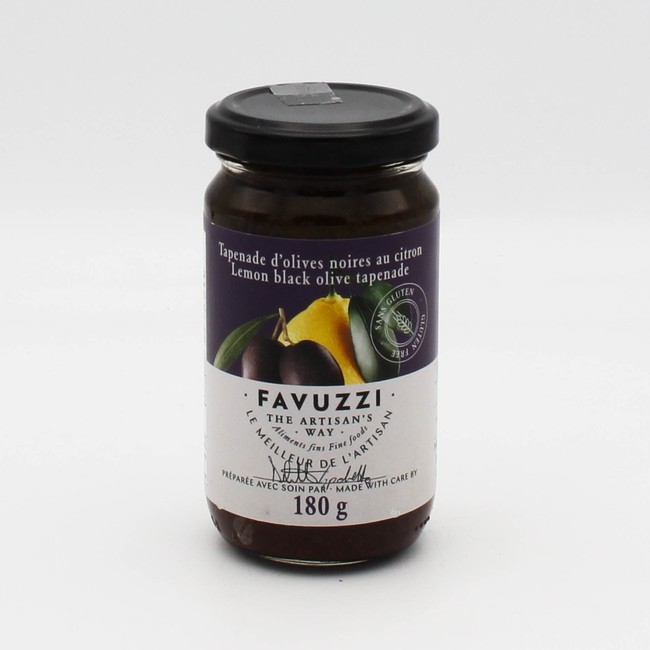 Favuzzi Lemon Black Olive Tapenade