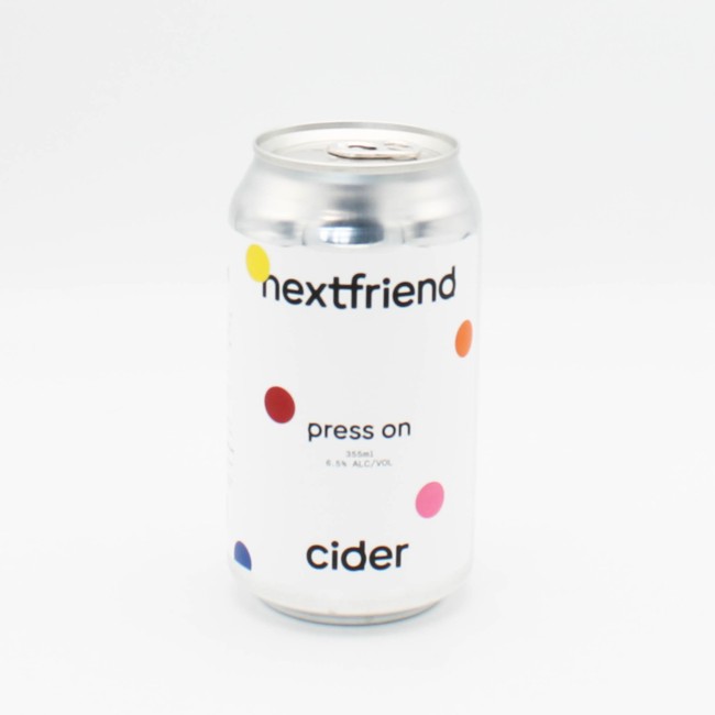 Nextfriend Cider Press On Cans