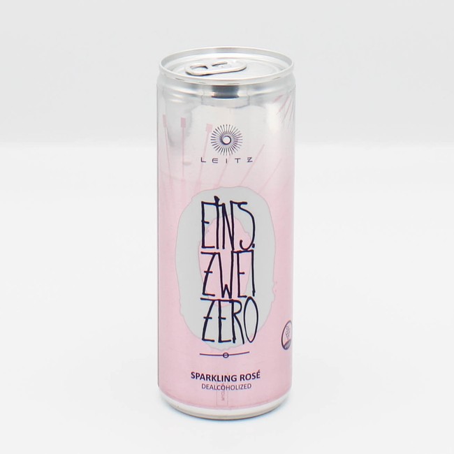Leitz Eins Zwei ZERO Alcohol Free Sparkling Rose Cans